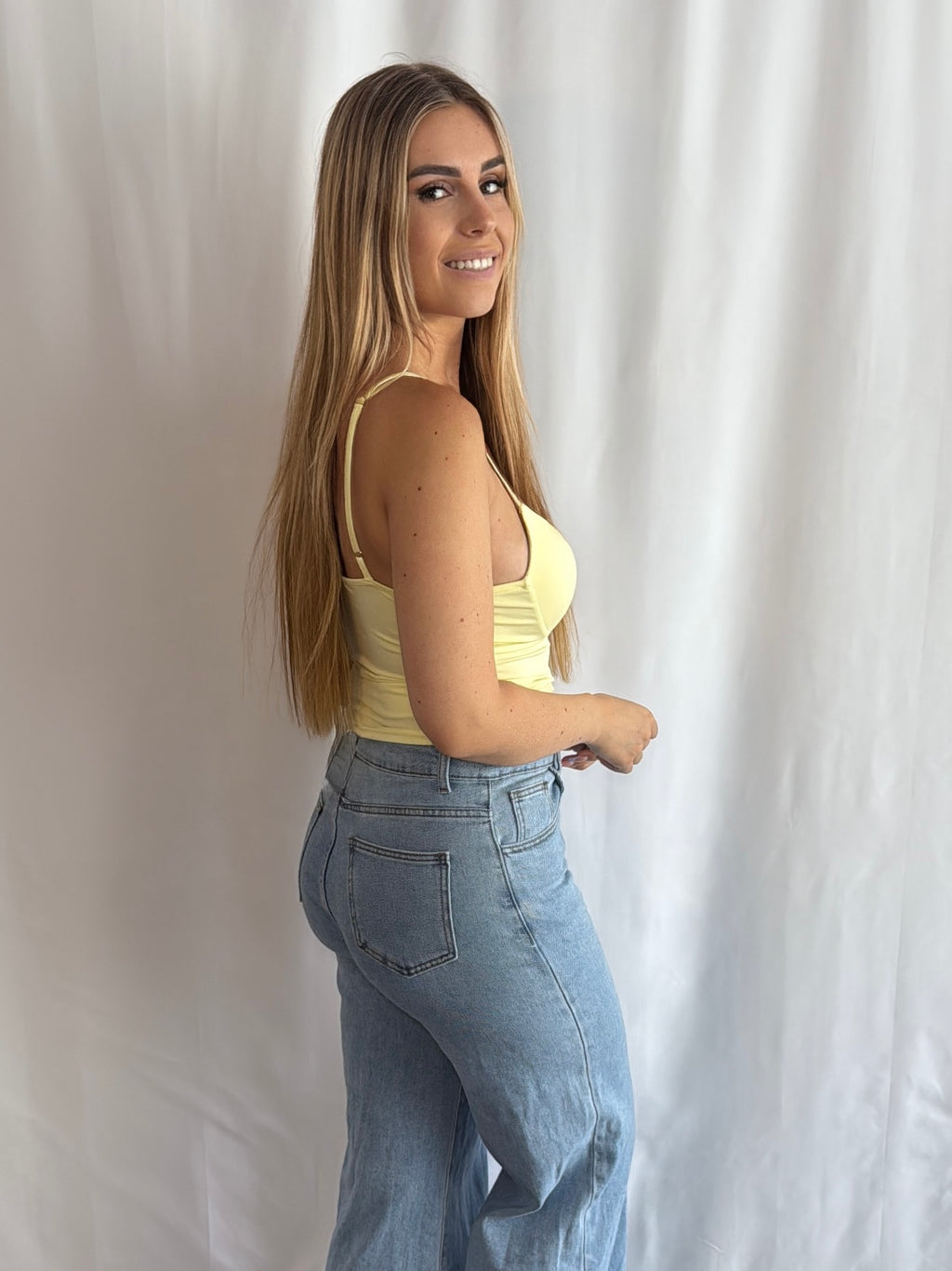 Tess Top Butter Yellow