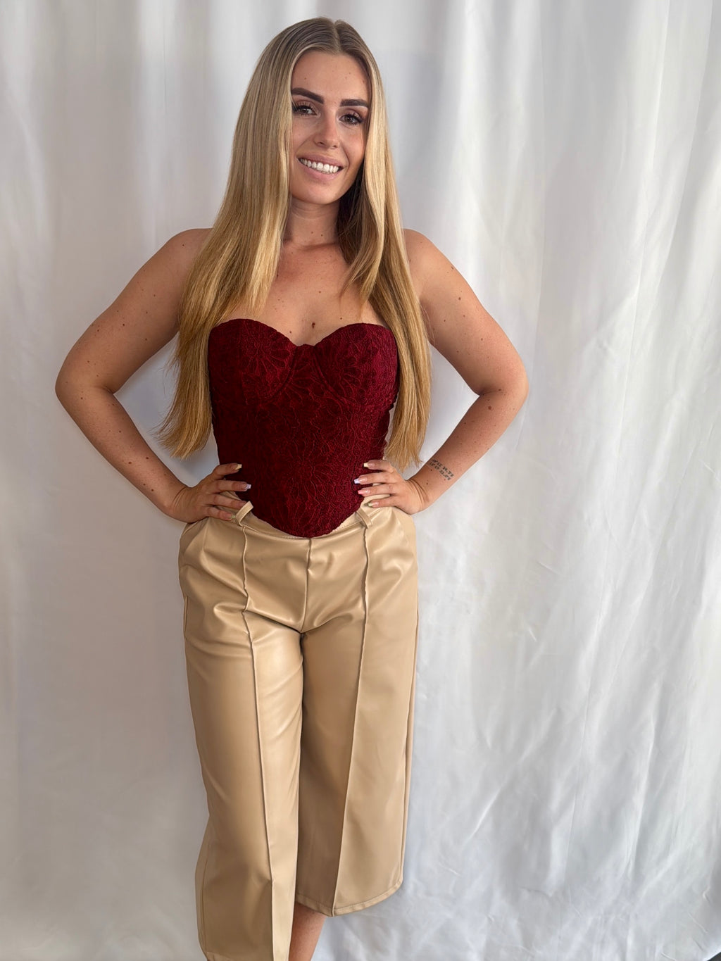 Tamara Corset Bordeaux