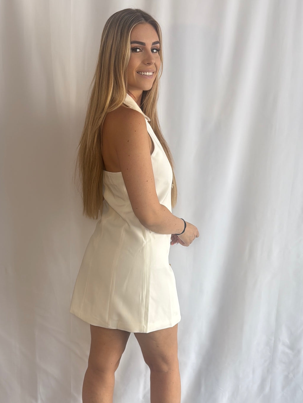 Demi Dress White