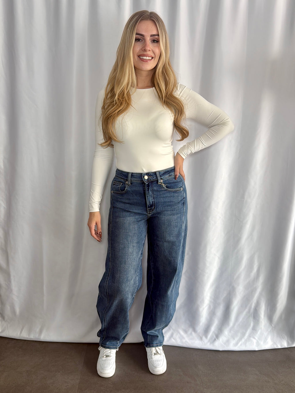 Balloon Jeans Dark Blue
