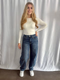 Balloon Jeans Dark Blue