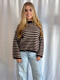 Kenzy Knit Stripe Brown