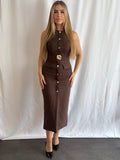 Deborah Dress Brown