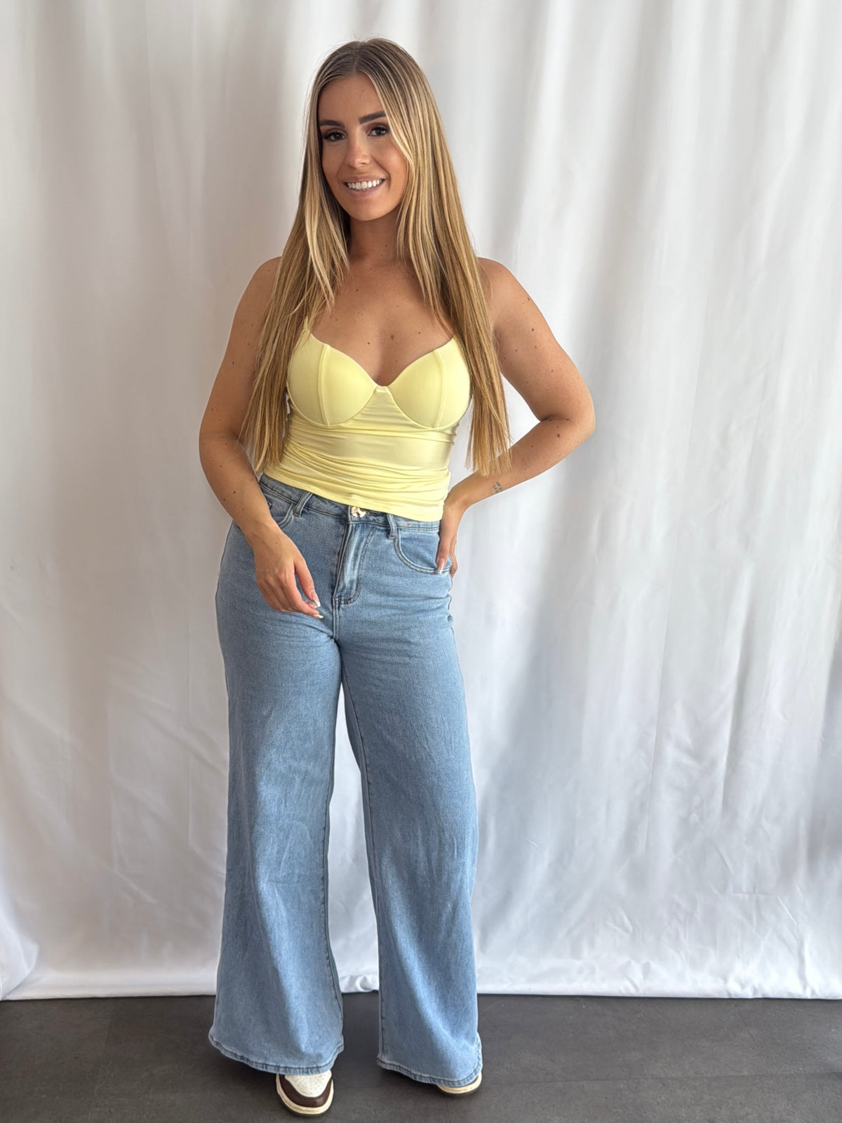 Tess Top Butter Yellow
