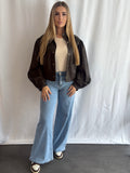 Joy Jacket Leather Brown
