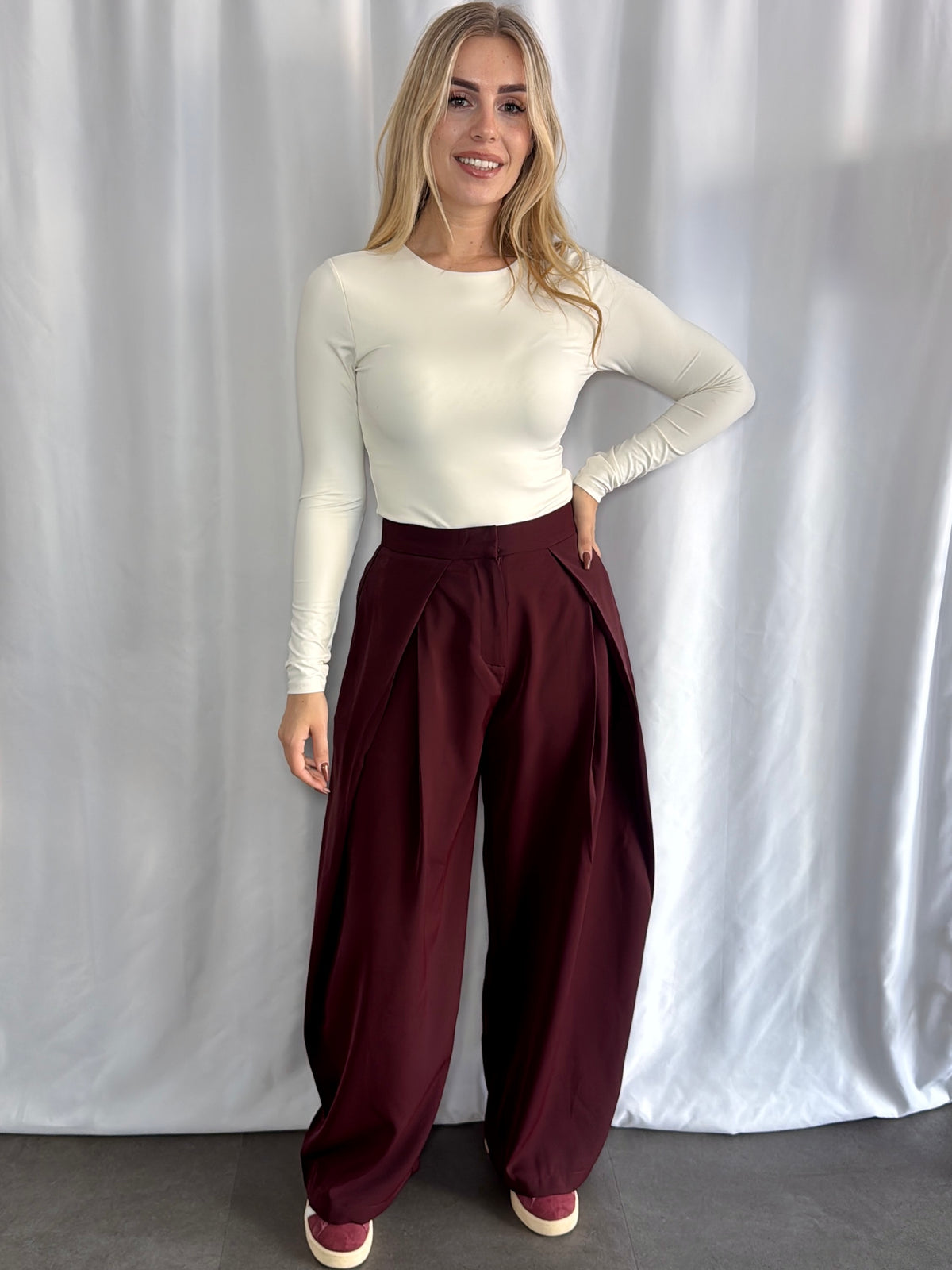 Patricia Pantalon Bordeaux