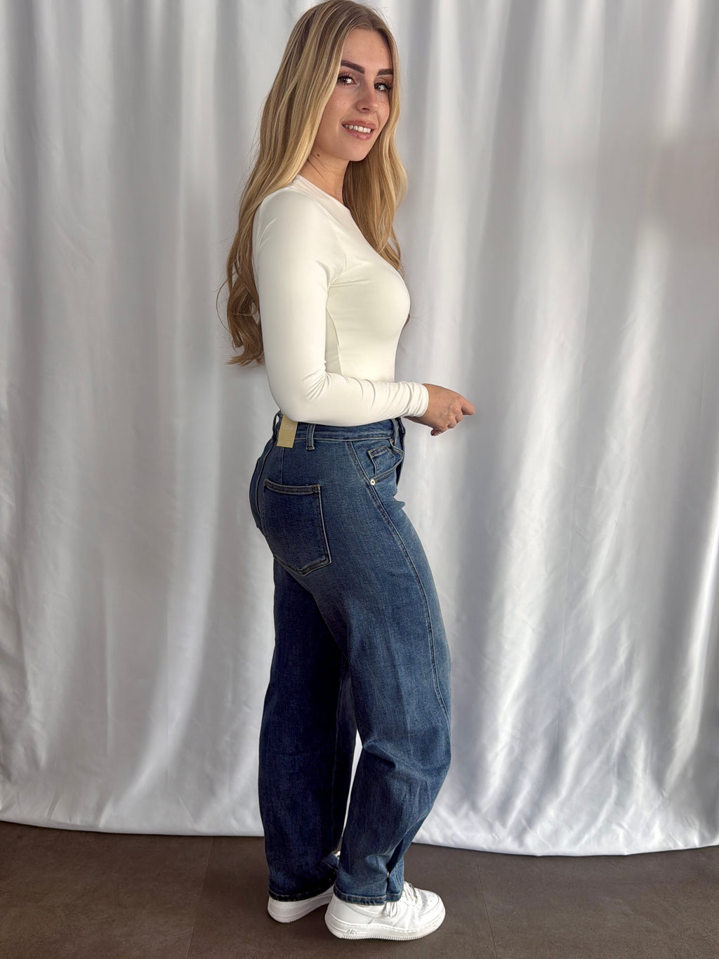 Balloon Jeans Dark Blue