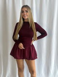 Destiny Dress Bordeaux