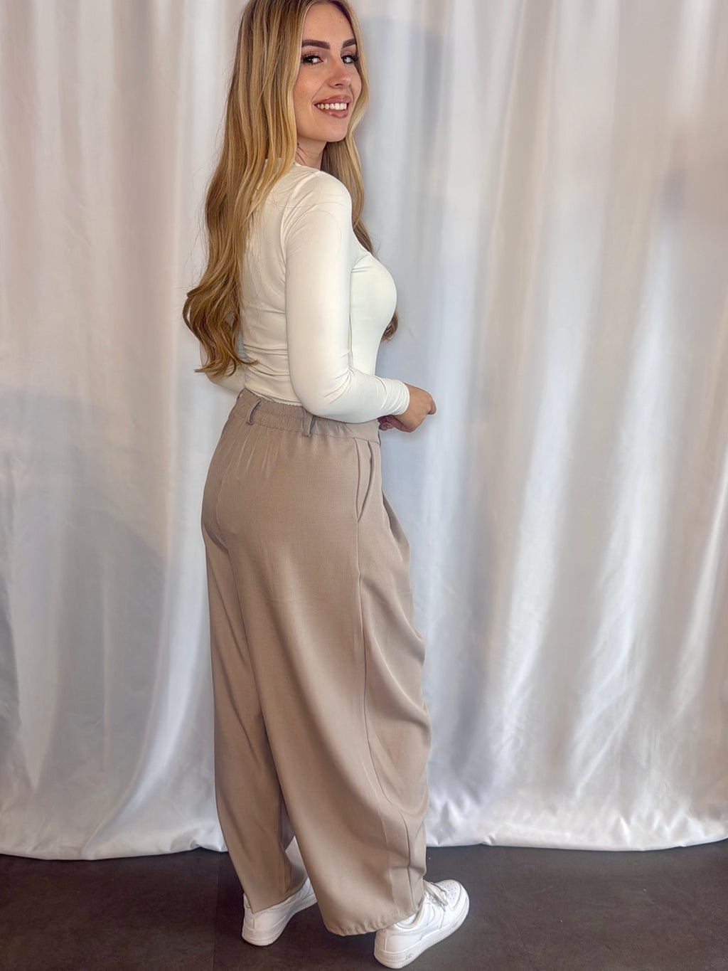 Blair Pantalon Taupe Petite