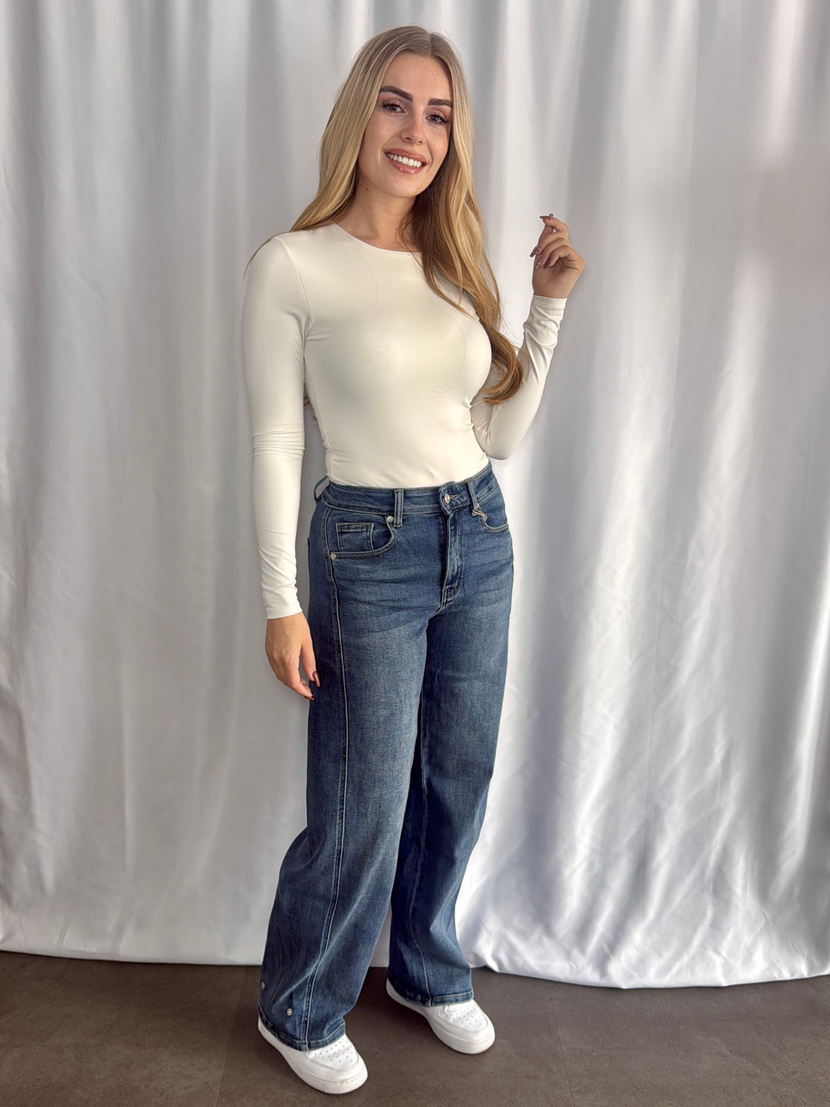 Balloon Jeans Dark Blue