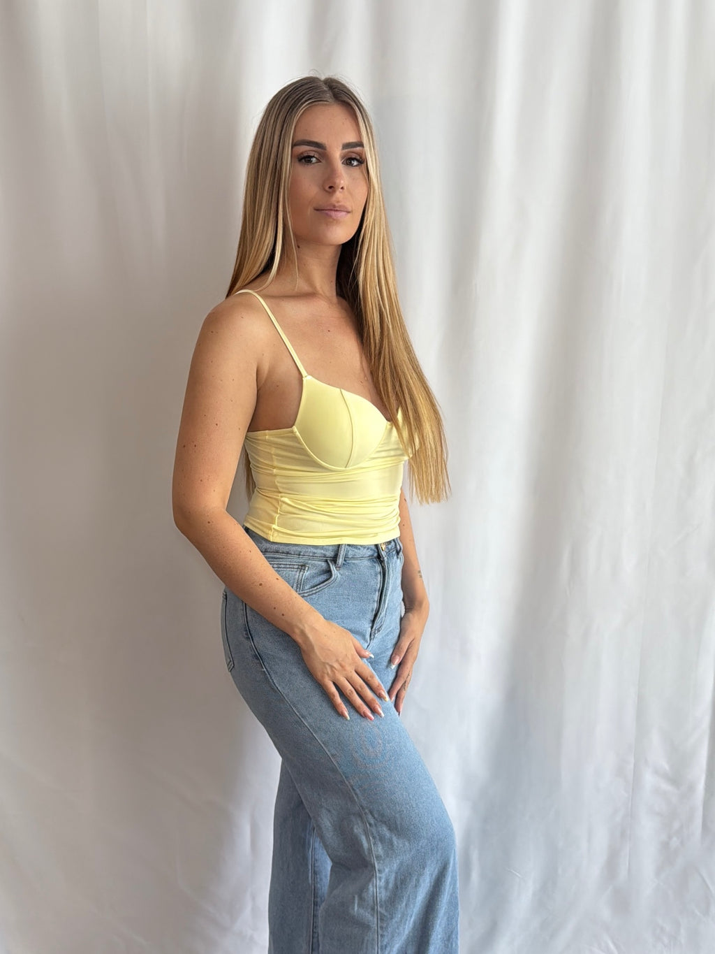 Tess Top Butter Yellow
