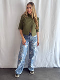 Bianca Blazer Cropped Green