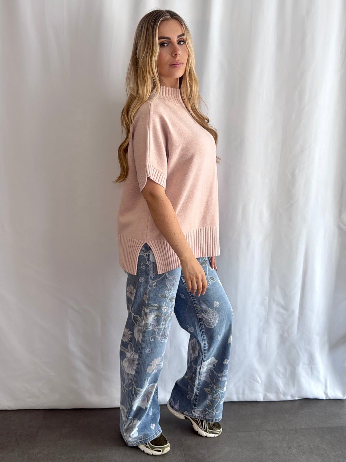 Kirsten Knit Oversized Pink