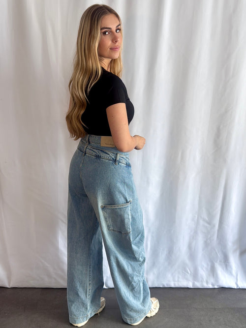 Balloon Jeans Blue