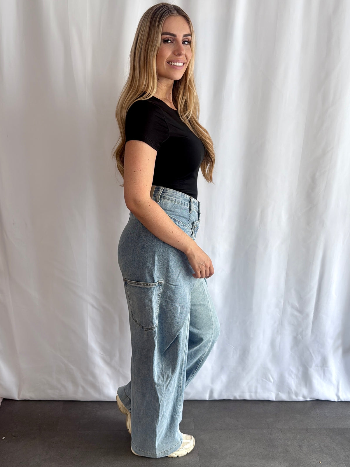 Balloon Jeans Blue