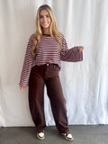 Balloon Jeans Brown