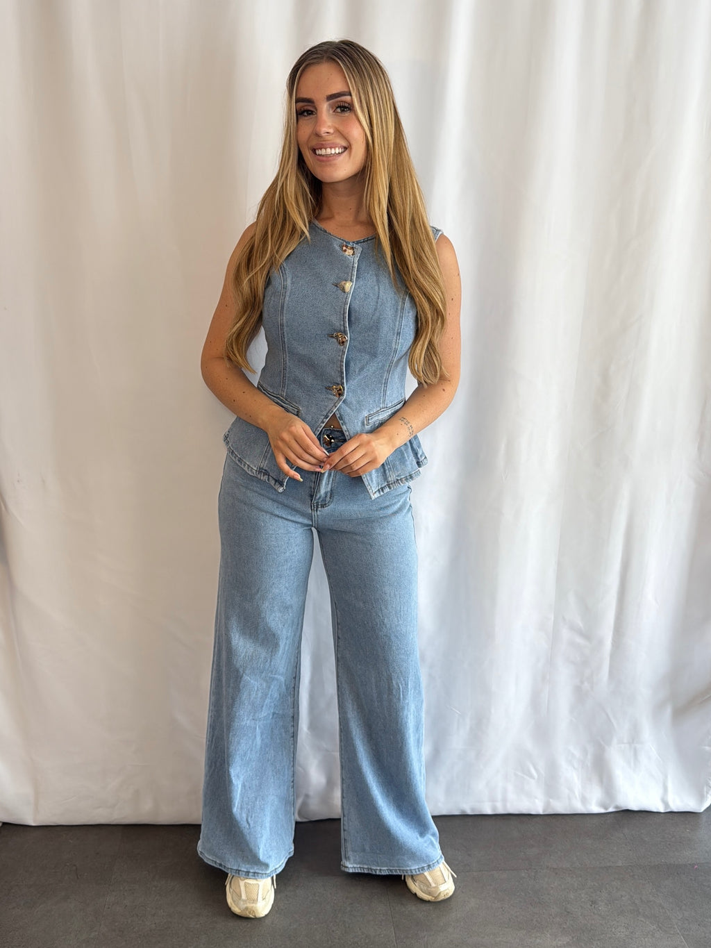 Cici Denim Set Blue
