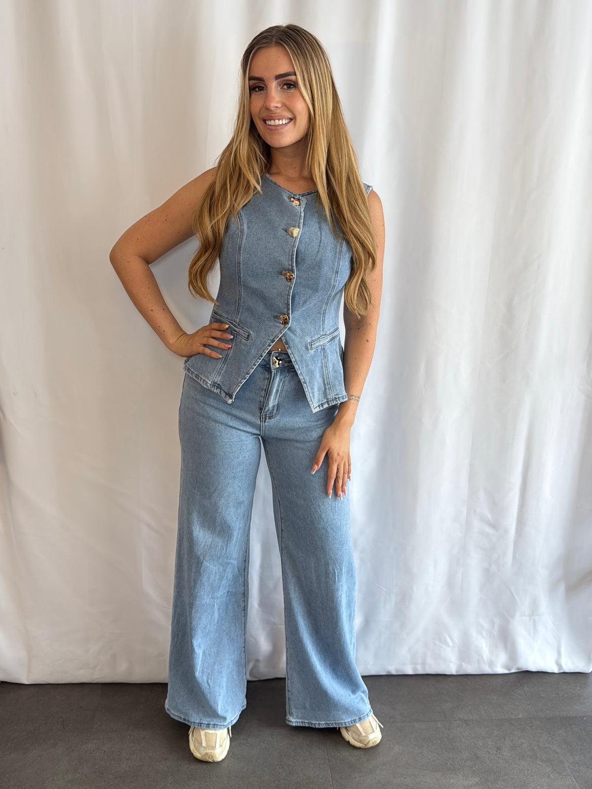 Cici Denim Set Blue
