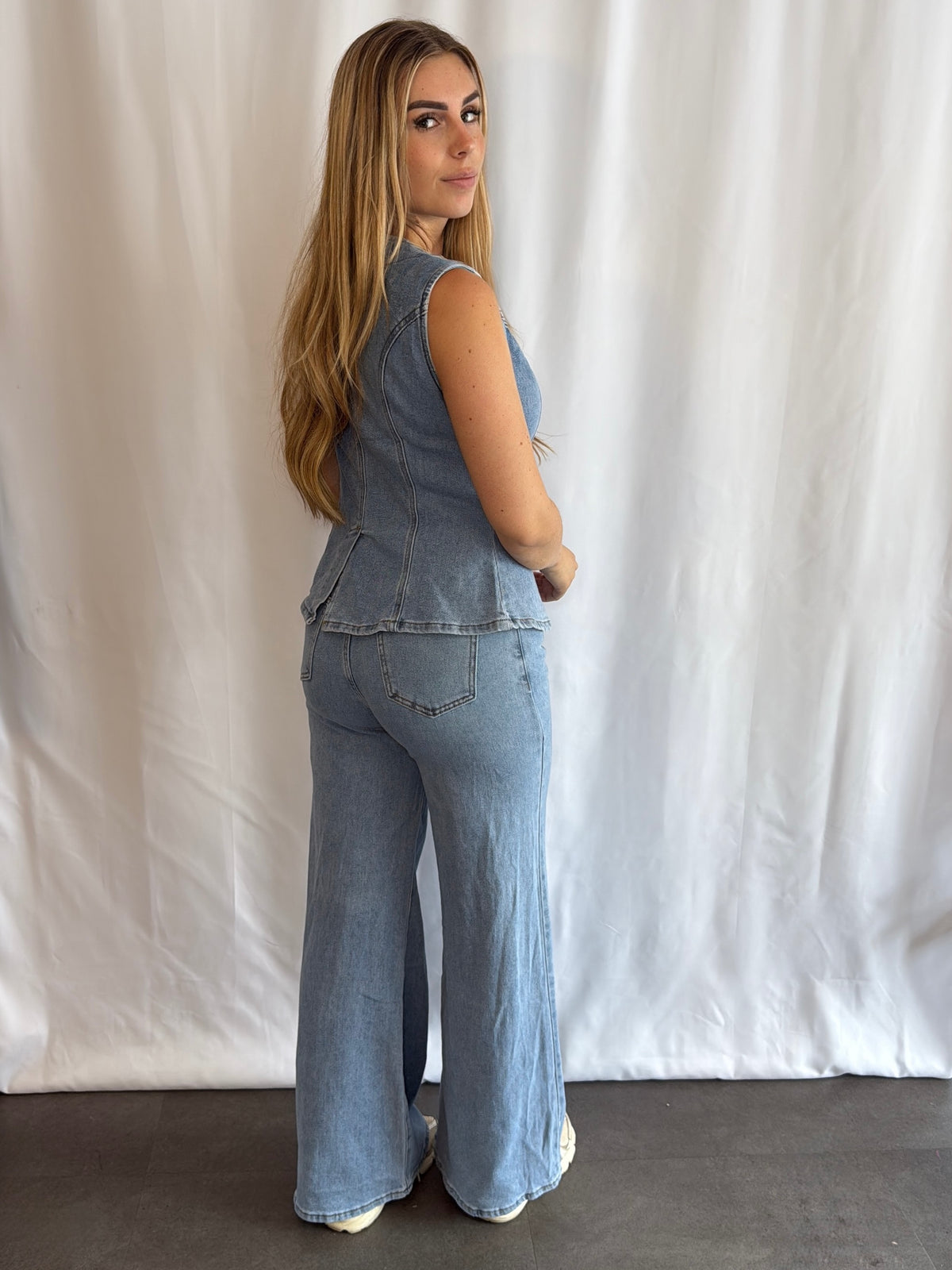Cici Denim Set Blue