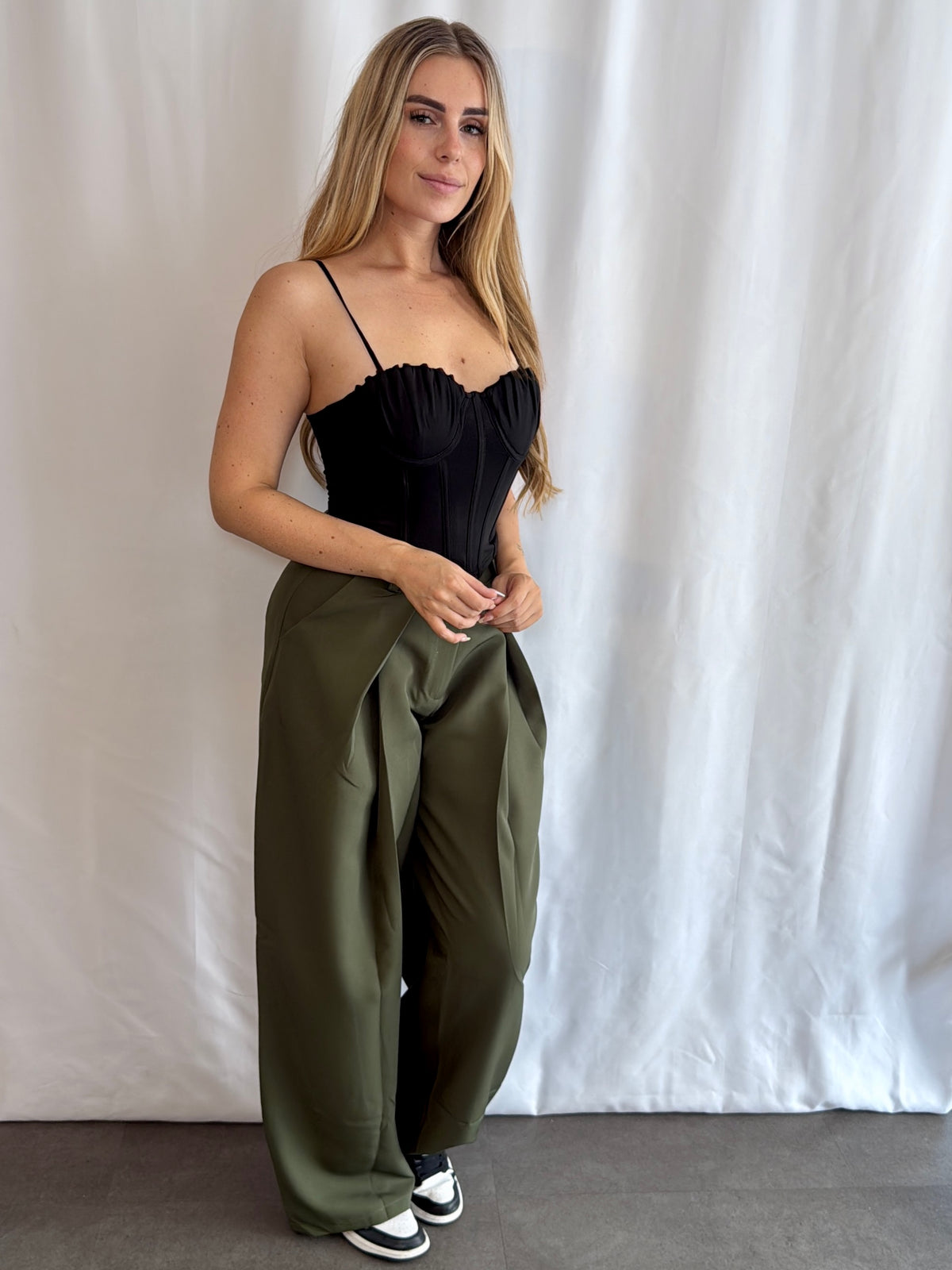 Thessa Corset Top Black